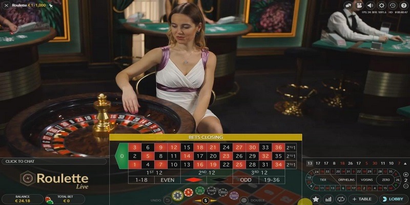 Hướng dẫn cụ thể các phương thức đặt cược trong game Roulette